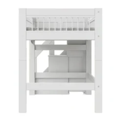 LIFETIME Breeze Halfhoogslaper Met Trapkast - Wit