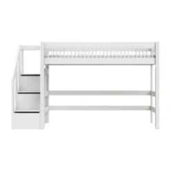 LIFETIME Breeze Hoogslaper Met Trapkast - Wit