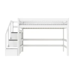 LifeTime Breeze Lage Hoogslaper – Trapkast – Luxe Lattenbodem