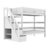 LIFETIME Breeze Stapelbed Met Trapkast - Wit