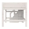 Life Time Halfhoogslaper Premium - White Wash - 120 cm - Met Trapkast