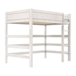 Life Time Hoogslaper Premium - White Wash - 177 cm - 120 cm<