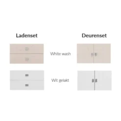 LIFETIME Kidsrooms Boekenkast 1-Vak Whitewash