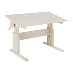 LIFETIME Kidsrooms Bureau Klein Dubbel Verstelbaar Whitewash