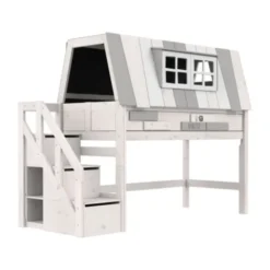 LIFETIME Kidsrooms Halfhoogslaper - My Hangout / Premium White-Wash