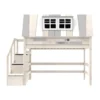 LIFETIME Kidsrooms Hoogslaper - My Hangout - 90x200 cm - Whitewash