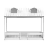 LIFETIME Kidsrooms 2-in-1 Bed - Beach House - 90x200 cm - Wit Gelakt