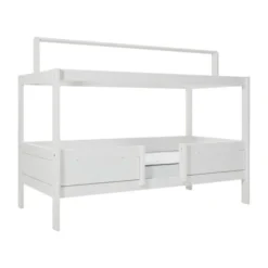 LIFETIME Kidsrooms 4 in 1 Bedcombinatie Met Dak Wit Gelakt