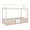 LIFETIME Kidsrooms 4 in 1 Bedcombinatie Met Dakinstructie Whitewash