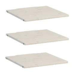LIFETIME Kidsrooms Legplank Kastelement 50 cm 3 Stuks Whitewash