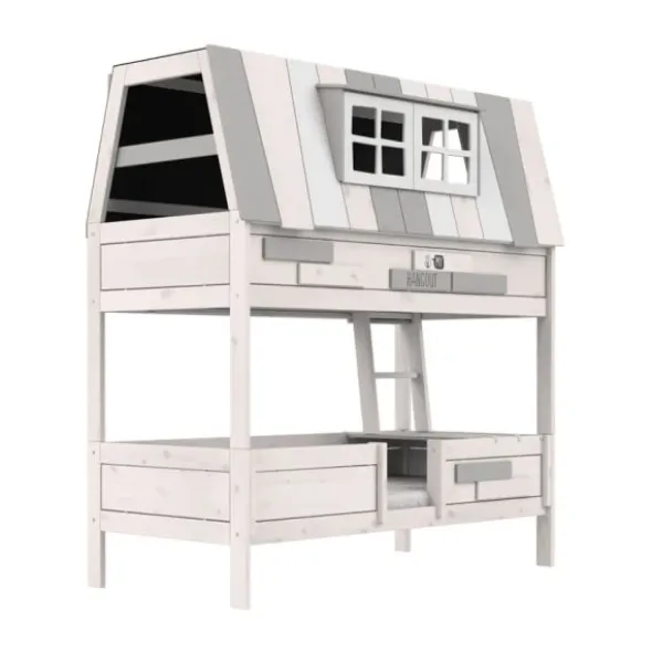 LIFETIME Kidsrooms My Hangout Huisbed - Premium Rolbodem - White Wash