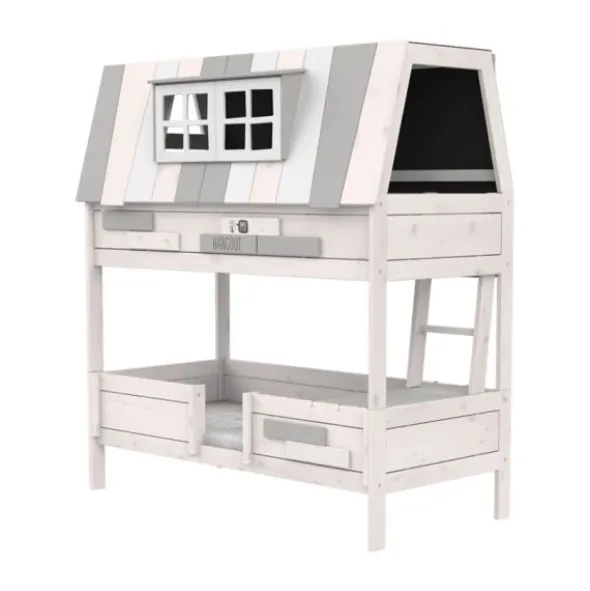 LIFETIME Kidsrooms My Hangout Huisbed - Premium Rolbodem - White Wash