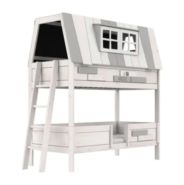 LIFETIME Kidsrooms My Hangout Stapelbed - Premium Rolbodem - White Wash