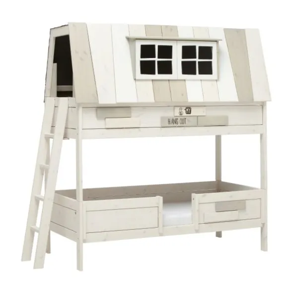 Life Time Stapelbed Hangout Whitewash