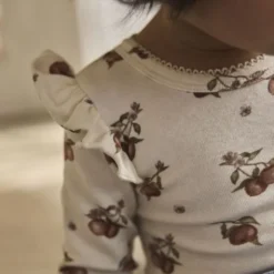 Lil Atelier Apple Romper - Turtledove - Mt. 56