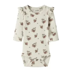 Lil Atelier Apple Romper - Turtledove - Mt. 56