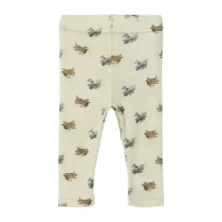 Lil' Atelier Detail Legging - Mt. 68 - Turtledove Melange