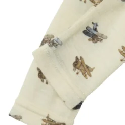 Lil' Atelier Detail Legging - Mt. 68 - Turtledove Melange