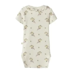 Lil’ Atelier Flower Romper - Maat 56 - Coconut Milk
