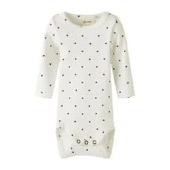 Lil' Atelier Heart Romper - Mt. 56 - Coconut Milk