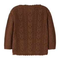 Lil Atelier Knit Cardigan - Mt. 56 - Maple Syrup