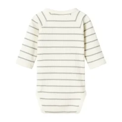 Lil' Atelier Romper - Gestreept - Mt. 56 - Coconut Milk