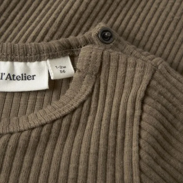 Lil Atelier Romper - Kangaroo - Mt. 56