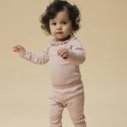 Lil' Atelier Romper - Mt. 56 - Misty Rose