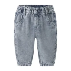 Lil' Atelier Spijkerbroekje - Maat 56 - Medium Blue