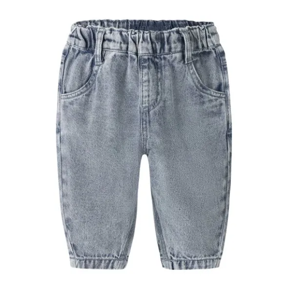 Lil' Atelier Spijkerbroekje - Maat 56 - Medium Blue