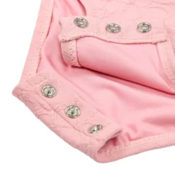 Little Dutch Badpak met Ruches - Dreamy Pink Rose - Maat 98/104