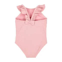 Little Dutch Badpak met Ruches - Dreamy Pink Rose - Maat 98/104