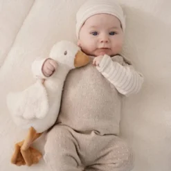 Little Dutch Gebreid Boxpakje - Soft Beige Melange - 62