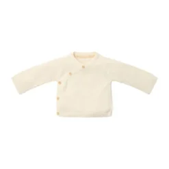 Little Dutch Gebreid Overslag Vestje - Maat 44 - Off White