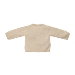 Little Dutch Gebreid Overslag Vestje - Maat 50 - Soft Beige Melee