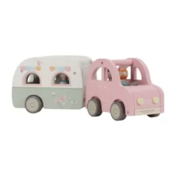 Little Dutch Houten Auto Met Caravan