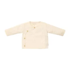 Little Dutch Lange Mouw Overslag T-Shirt - Maat 44 - Creme