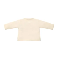 Little Dutch Lange Mouw Overslag T-Shirt - Maat 44 - Creme