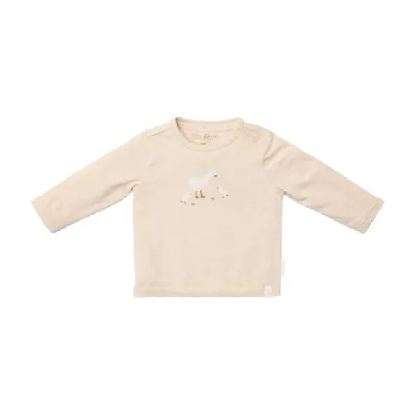 Little Dutch Lange Mouw T-Shirt - Maat 44 - Sand