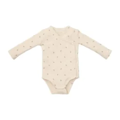 Little Dutch Newborn NOOS Little Farm Romper - Overslag lange mouw maat 50 - Green leaves
