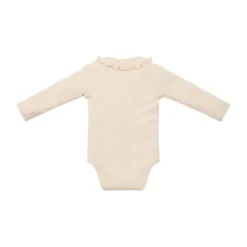 Little Dutch Newborn NOOS Little Farm Romper - lange mouw maat 50 - Sand melee