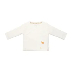 Little Dutch Newborn NOOS Little Farm T-shirt overslag lange mouw - 62 - Off White