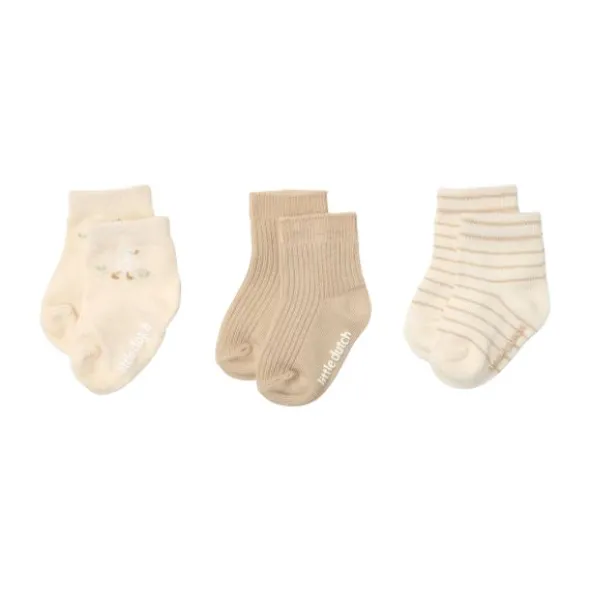 Little Dutch NOOS Sokken 3-Pack - Multi - Mt. 62-74