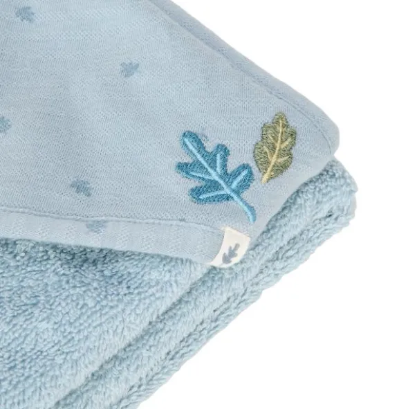Little Dutch Pure Badcape - 75 x 75 cm - Sage