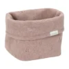 Little Dutch Pure Commodemandje Klein - 15 x 15 x 15 cm - Gebreid - Pink Blush