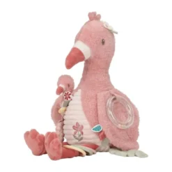 Little Dutch Safari Friends Activiteitenknuffel Flamingo