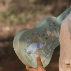Little Dutch Safari Friends Houten Gitaar - Groen