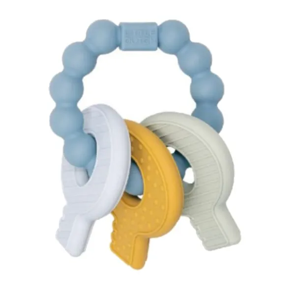 Little Dutch Sleutelbos Bijtspeeltje Blauw