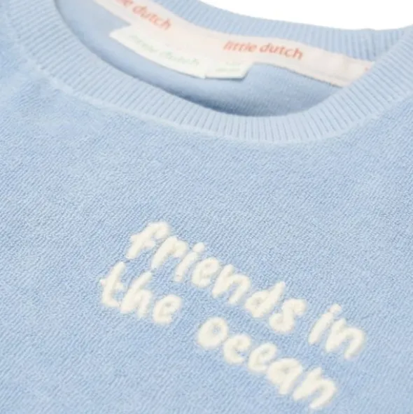 Little Dutch T-shirt en Short - Ocean World Blue - Maat 62/68