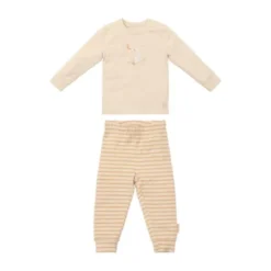 Little Dutch Twee-delige Pyjama - Natural Stripes - Maat 62/68